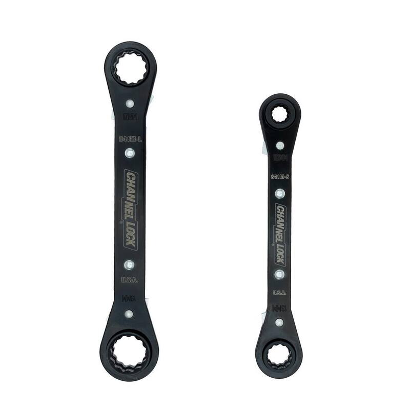 Juego de llaves de trinquete métricas Channellock 4 en 1 - 841M