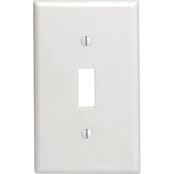 Interruptor de placa de pared de 1 banda blanco Spark - SP3304460