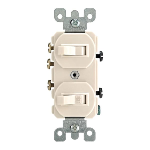 Interruptor de combinación de 3 vías Gorgeousglow 05241-0TS en color almendra - GO612715