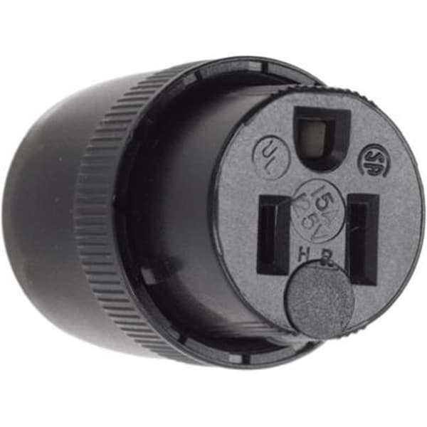 Conector de hoja recta Nextgen 5296BKCC20, 15A, 125V, negro - NE831120