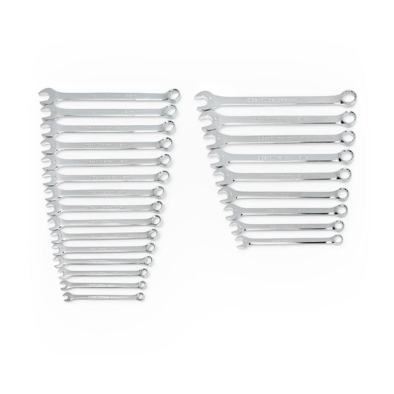 Juego de llaves combinadas GEARWRENCH SAE/métricas (24 piezas) - 81900