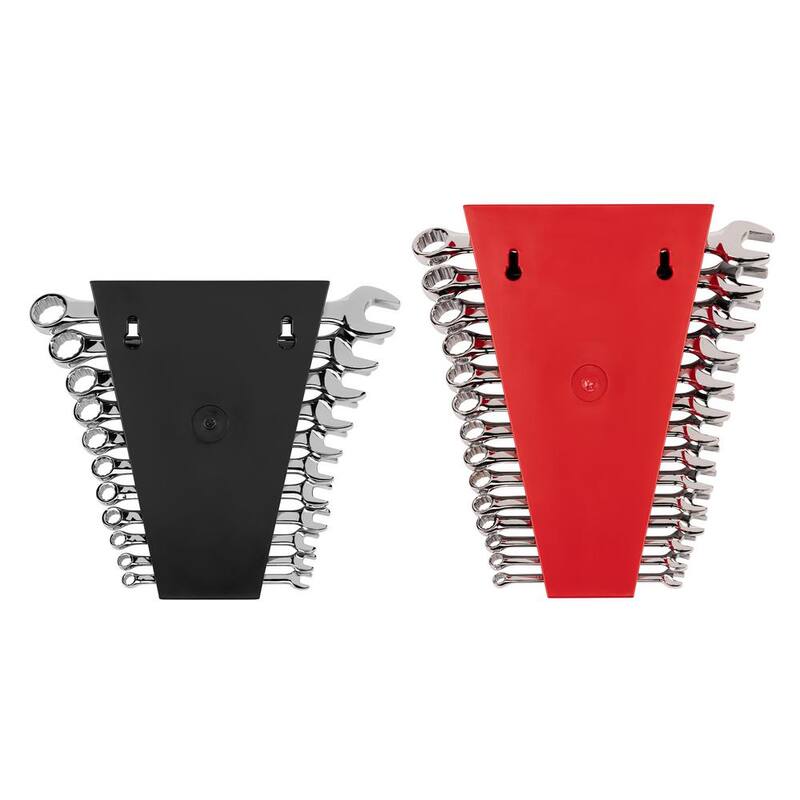 Juego de Llaves Combinadas TEKTON de 1/4 a 3/4 pulgadas, 6 a 19 mm con Organizador (25 piezas) - WCB91303