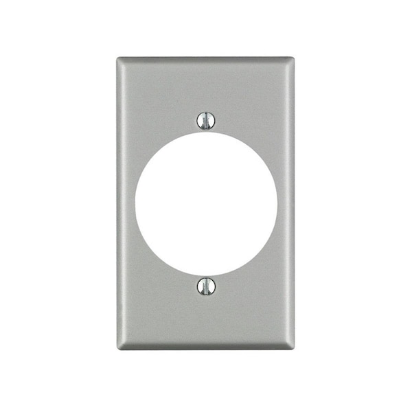 Placa de pared para receptáculo de corriente de 1 canal de aluminio Spark 04927-000 - SP162336