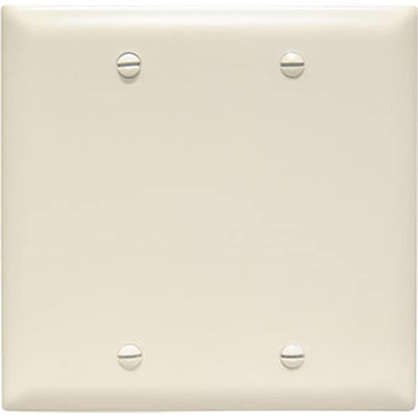 Placa de pared de nylon Nextgen TP23LACC12, 2 Gang, color almendra claro - NE579611