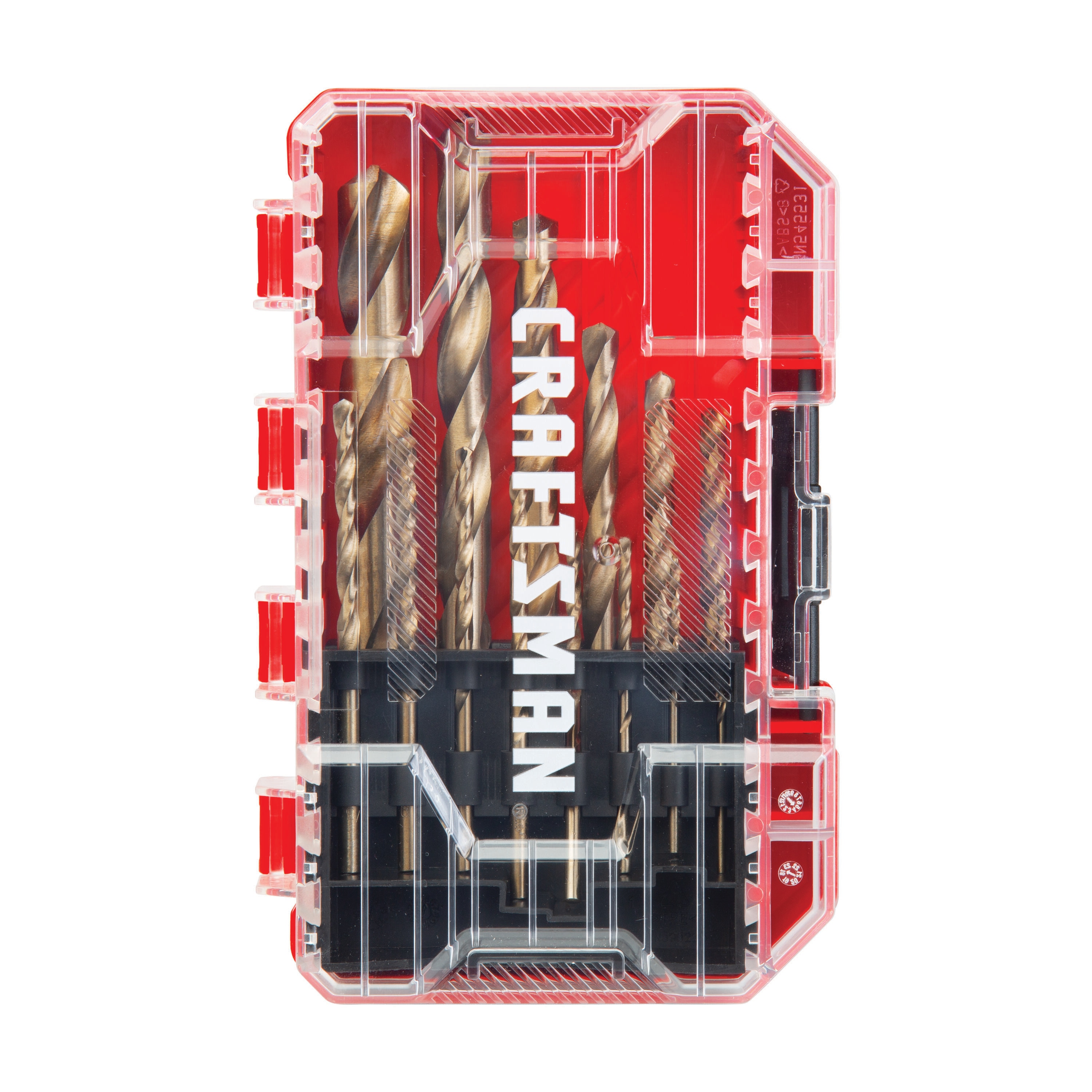 Juego de 14 piezas de brocas helicoidales recubiertas de óxido de oro de longitud estándar Craftsman - CMAM2214TWR