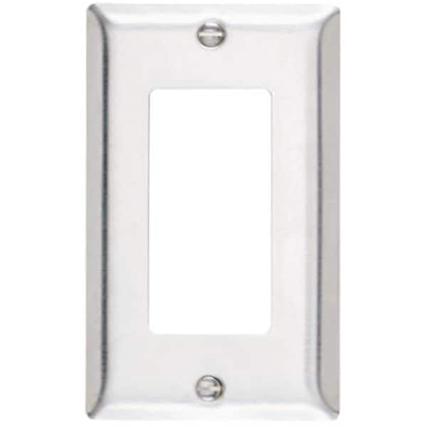 Placa de pared de acero inoxidable Nextgen SS26CC25, 1 Gang - NE586421