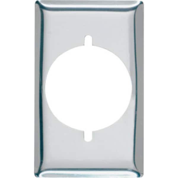Placa de pared metálica cromada Nextgen S384CCC10, 1 Gang - NE932173