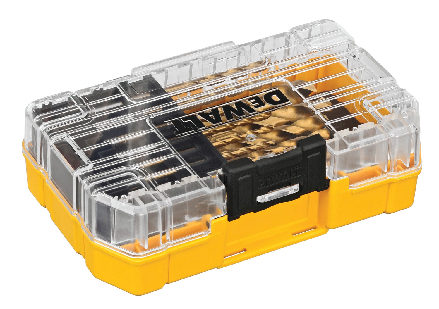 Set de brocas helicoidales recubiertas con nitruro de titanio surtidas de 21 piezas DEWALT - DW1342