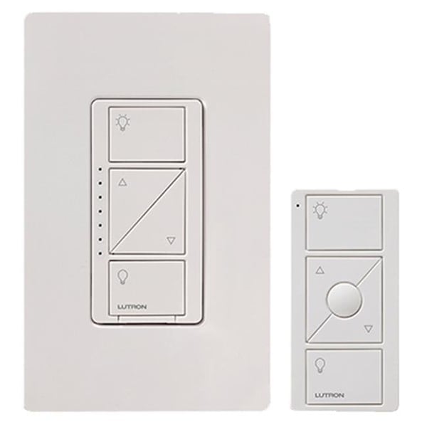 Interruptor inalámbrico de atenuación de 3 vías para luz fluorescente compacta y LED de 150W en blanco - LI699441