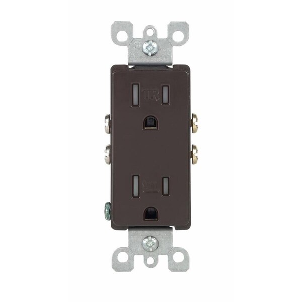 Tomacorriente Dúplex 5-15R Marrón Ezgeneration 15A, 125V - EZ3309854