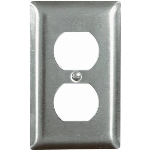 Placa de pared de acero inoxidable dúplex de 1 gang Nextgen SS8CC50 - NE586449