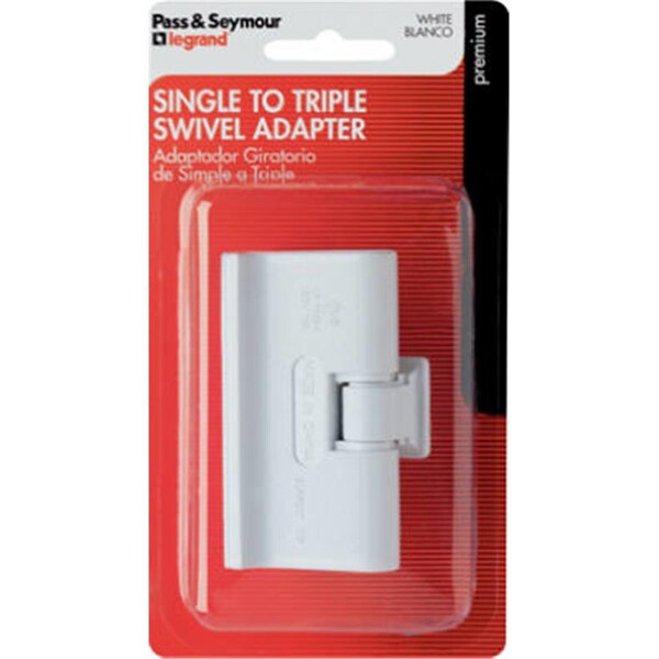 Adaptador Triple Giratorio Nextgen 69WBPCC5, 15A, 125V, Blanco - NE586415