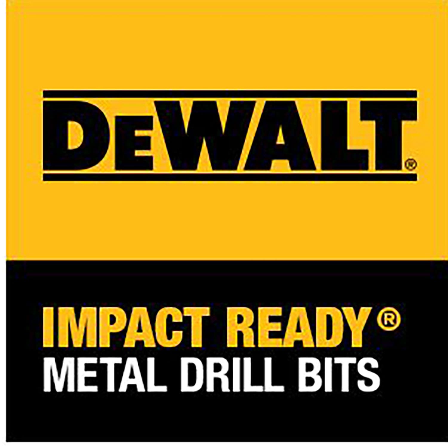 DEWALT Juego de 2 piezas de brocas helicoidales para trabajo de 1/8 pulgadas x 2-5/8 pulgadas con revestimiento de nitruro de titanio DD5108T de longitud estándar