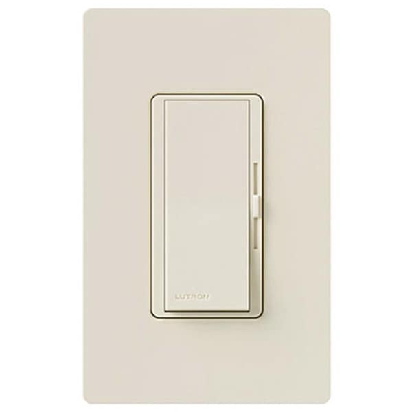 Regulador de intensidad DVWCL-153PH-LA Diva 150W de un solo polo o tres vías, preestablecido, color almendra claro - LI799065