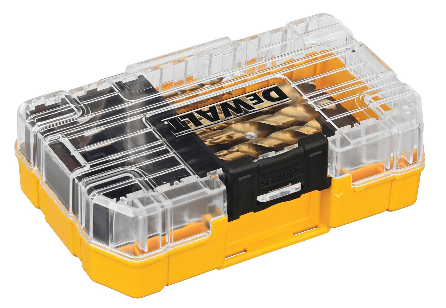 DEWALT Juego de brocas helicoidales recubiertas con nitruro de titanio de 14 piezas de longitud estándar HSS - DW1341