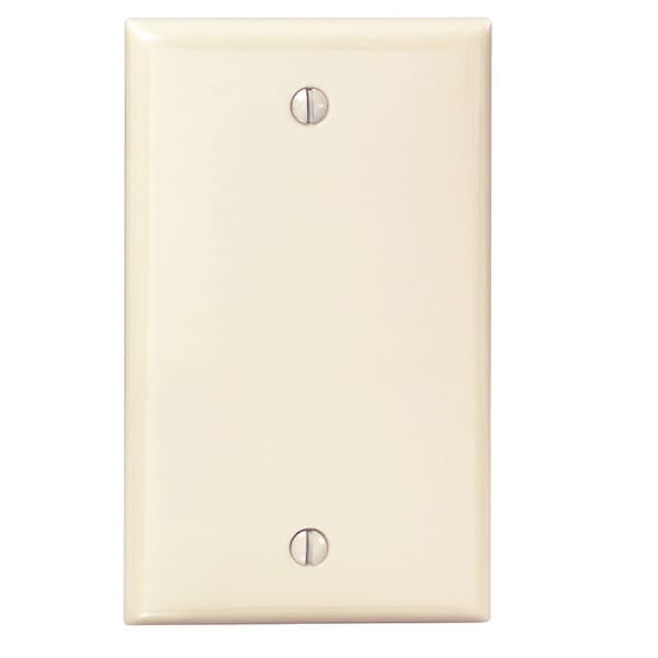 Placa de Pared 1-Gang Estándar de Nylon en Blanco, Marfil - 001-80714-00I