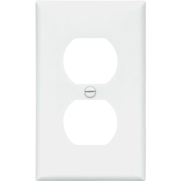Placa de pared para tomacorriente doble blanco Eaton Wiring Devices - 5132W