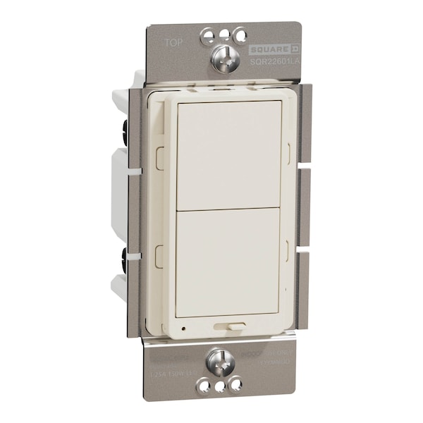 Dimmer Square D, Serie X, Tipo Interruptor, 600 W, Unipolar - SQR22601LA