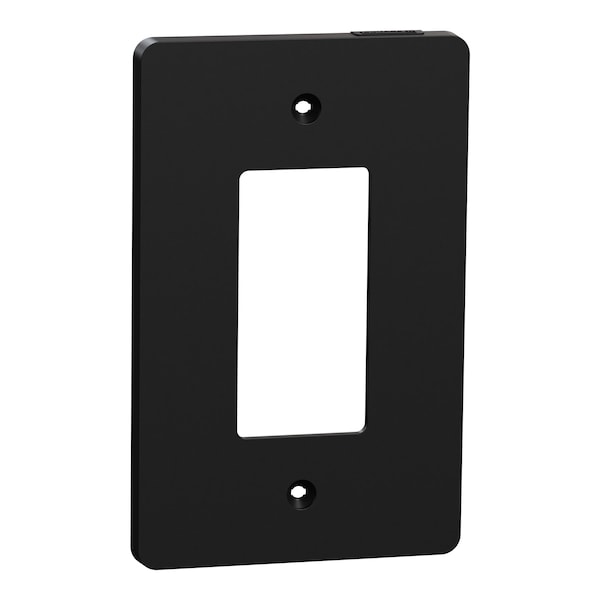 Marco de cubierta Square D, Serie X, 1 Gang, Negro - SQWS141001BK