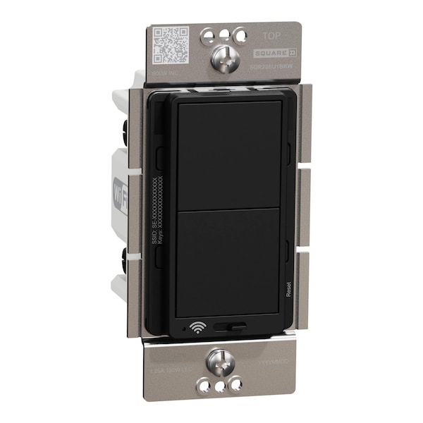 Atenuador Square D, Serie X, Rocker, 600 W, Monopolar - SQR226U1BKW