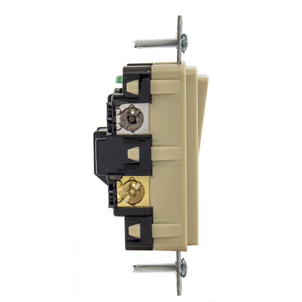 Interruptor decorativo TradeSelect de Hubbell Wiring Device-Kellems, Residencial, 4 vías, 15A 120/277V AC, Marfil