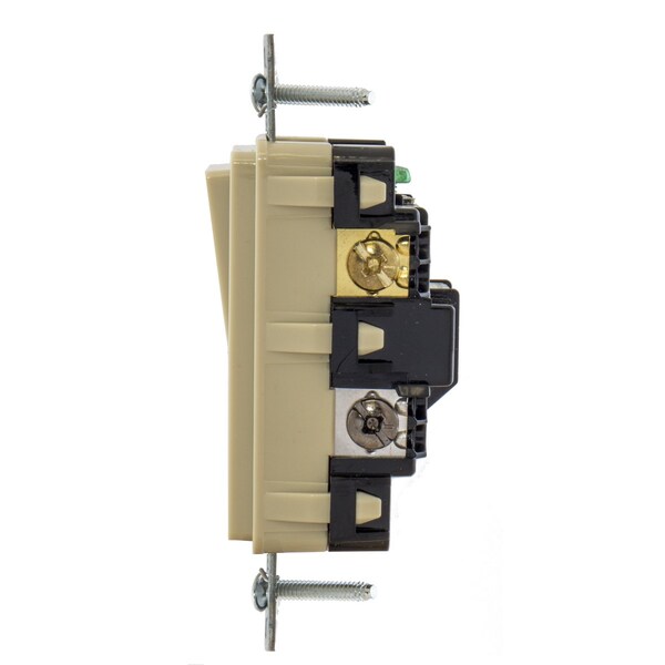 Interruptor decorativo TradeSelect de Hubbell Wiring Device-Kellems, Residencial, 4 vías, 15A 120/277V AC, Marfil