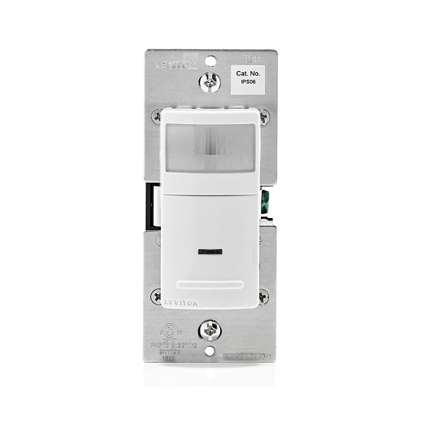 Leviton Interruptor de Sensor de Movimiento Decora de un Solo Polo o 3 Vías Blanco 1 pieza - R62-IPS06-1LW