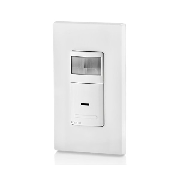 Leviton Interruptor de Sensor de Movimiento Decora de un Solo Polo o 3 Vías Blanco 1 pieza - R62-IPS06-1LW