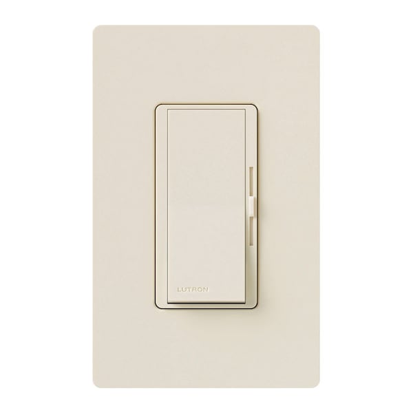 Lutron Diva Interruptor atenuador de 3 vías Light Almond 150 W 1 paquete - DVWCL-153PH-LA