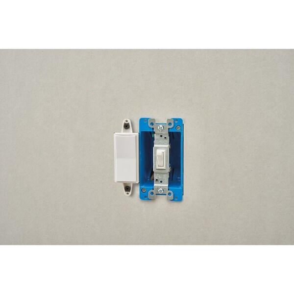 Tresco Lighting Tresco FREEDiM Series Deco Wall Dimmer, Zona Única, Blanco - L-WLD-1WAL-WH-1