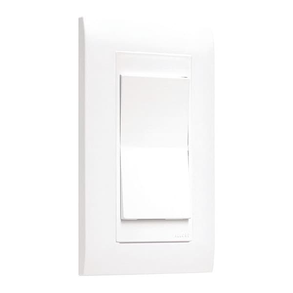 Placas de pared Taymac Allure, Número de Módulos: 1 de Plástico, Color Blanco - A1000W