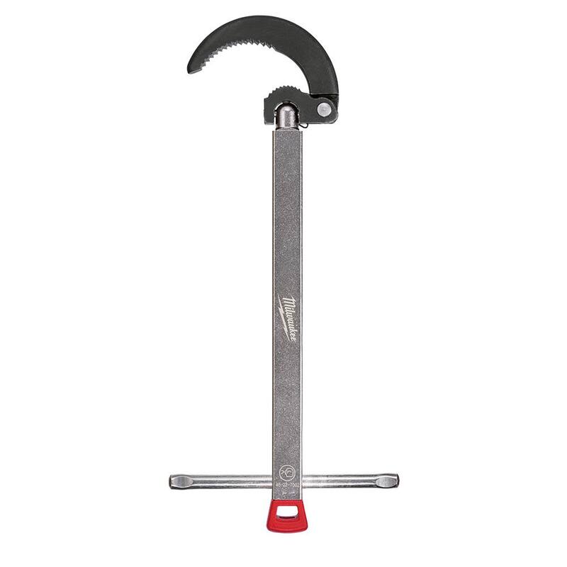 Llave ajustable de 6 pulgadas y 10 pulgadas de Milwaukee con llave de tina de 2.5 pulgadas (juego de 3 piezas) - 48-22-7400-48-22-7002