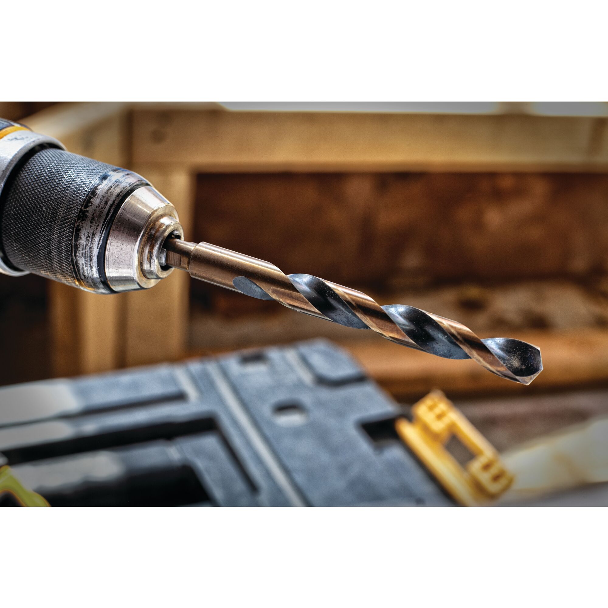 DEWALT Broca helicoidal recubierta en negro y dorado de longitud estándar de 9/16 pulgadas x 6 pulgadas - DW1620