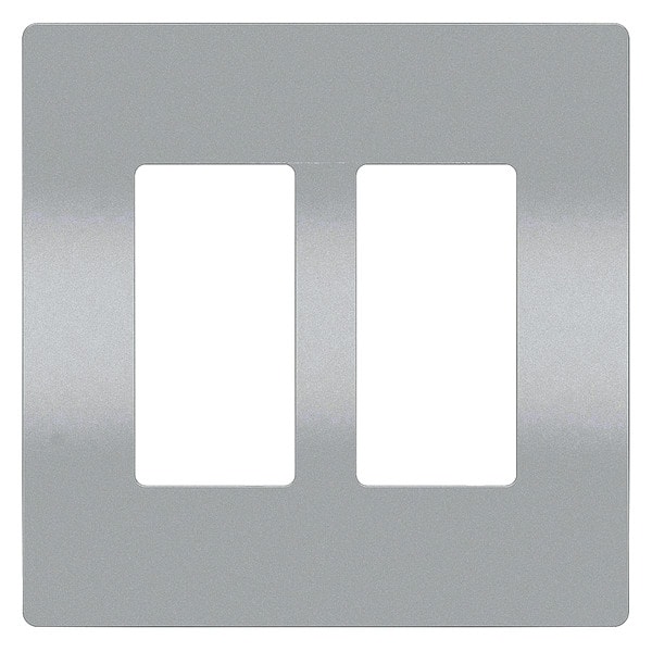 Placa de interruptor Zoro Select, Número de gángs: 2 Plástico, Acabado liso, Blanco - RWP262W