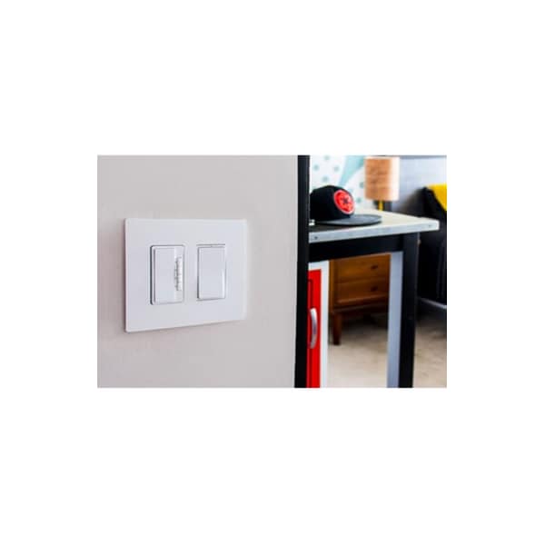 Placa de interruptor Zoro Select, Número de gángs: 2 Plástico, Acabado liso, Blanco - RWP262W