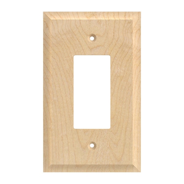 Placa de interruptor individual Levington - Arce duro - 01450003HM1