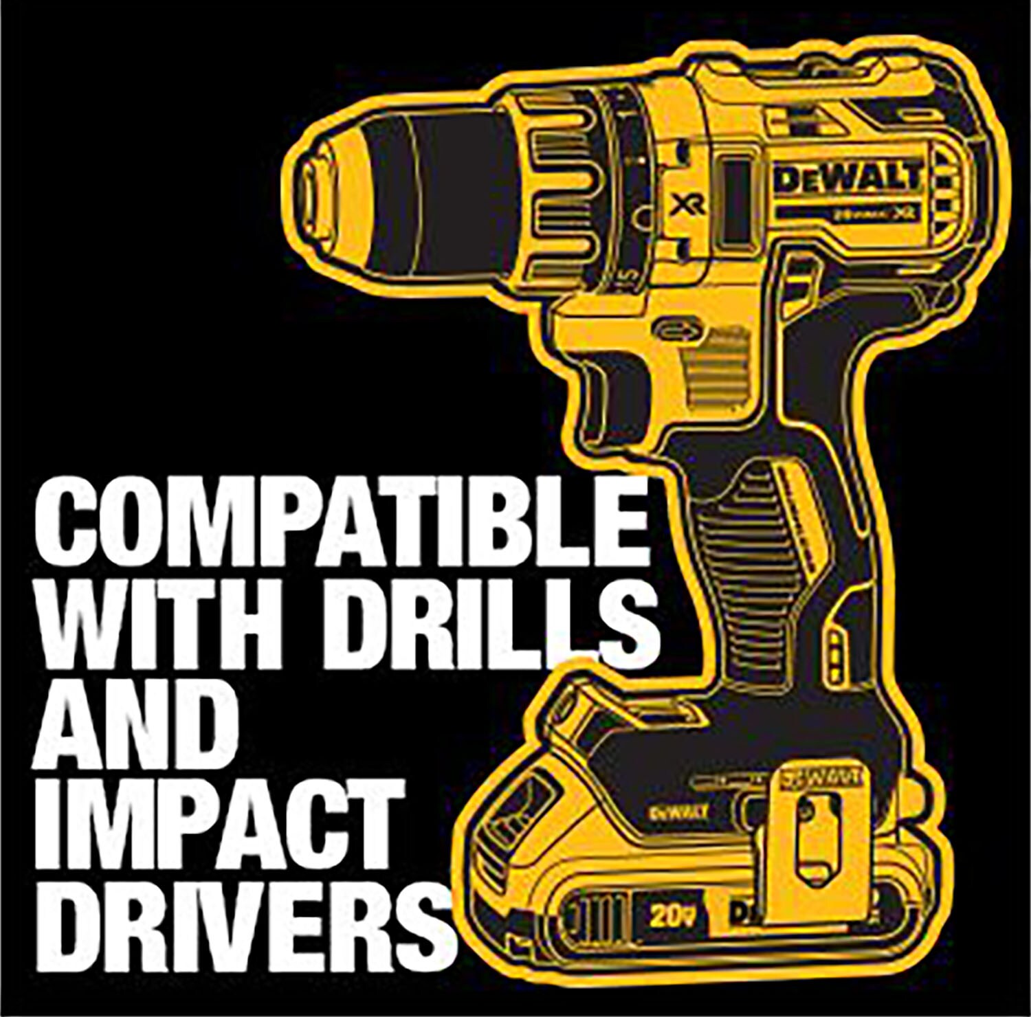 Juego de brocas de cobalto de aleación de acero de 14 piezas DEWALT DEWALT - DWA1240 de longitud estándar
