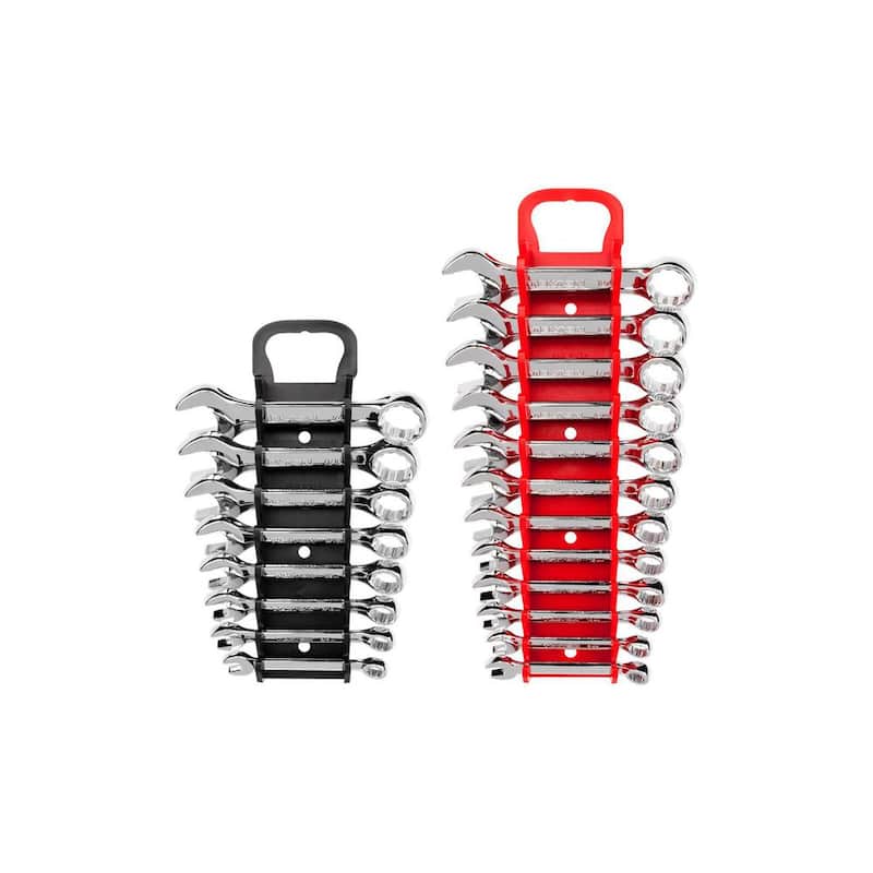 Juego de llaves de combinación cortas TEKTON, 20 piezas (5/16-3/4 pulg., 8-19 mm) - Soporte - WCB91601
