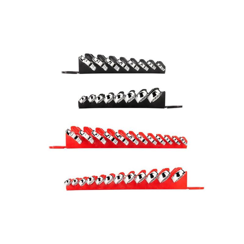 Juego de llaves de combinación cortas TEKTON, 20 piezas (5/16-3/4 pulg., 8-19 mm) - Soporte - WCB91601