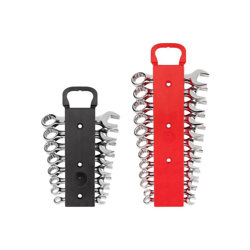 Juego de llaves de combinación cortas TEKTON, 20 piezas (5/16-3/4 pulg., 8-19 mm) - Soporte - WCB91601