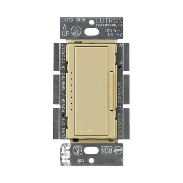 Interruptor atenuador de tres vías Maestro MACL-153MH-IV en marfil - BR148913