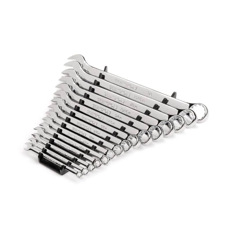 Juego de llaves combinadas TEKTON 1/4-1 pulgadas, (15 piezas) - WCB92106