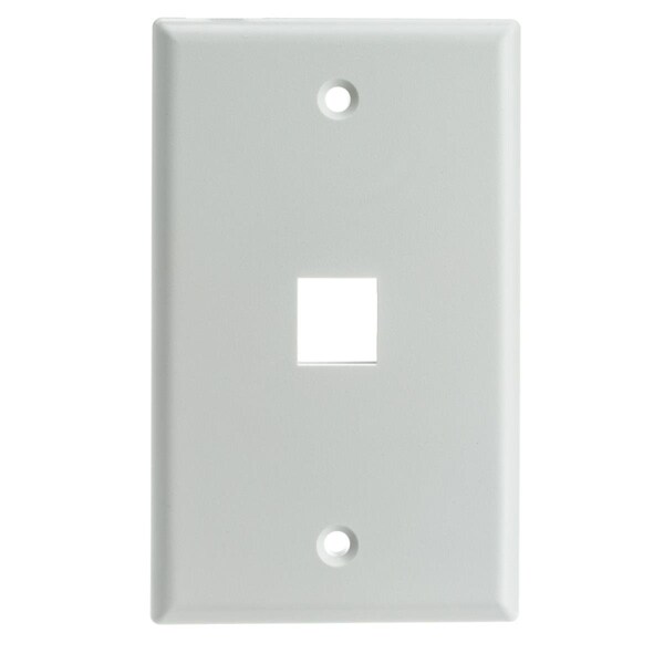 Placa de pared de 1 ranura para Keystone Digiwave, blanco - DGA6313W