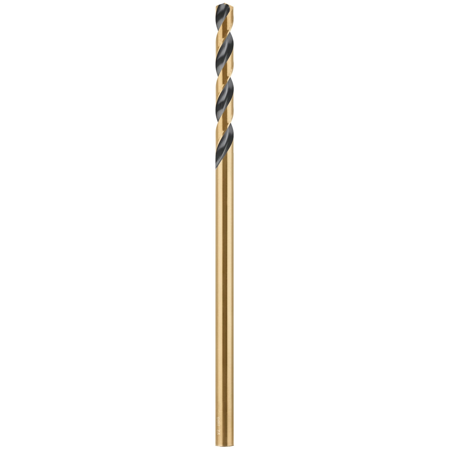 Broca helicoidal de longitud de aeronave DEWALT DEWALT de 3/8 pulgadas x 12 pulgadas recubierta de negro y dorado HSS - DW1610