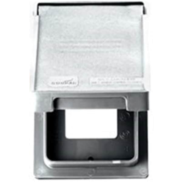 Cubierta vertical a prueba de clima para toma de corriente con interruptor de falla a tierra (GFCI) - Eaton Wiring Devices S2966W-SP - 6088504
