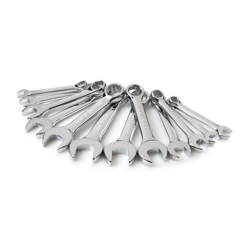 Juego de llaves combinadas cortas TEKTON de 8 a 19 mm (12 piezas) - WRN01170