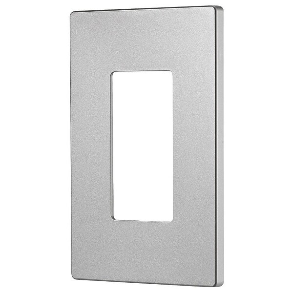 Placa de pared Eaton Wiring Devices PJS, 1-Gang, Polycarbonate, Plata Granito - PJS26SG-SP-L