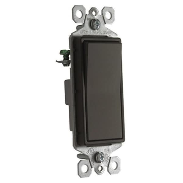Interruptor basculante Legrand radiant, 15 A, 120/277 VAC, Terminal de tornillo, Material de carcasa termoplástica - TM870DBCC10