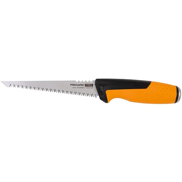 Fiskars Hand Saw, 6 in Blade L, Drywall/Metal - 730100-1001