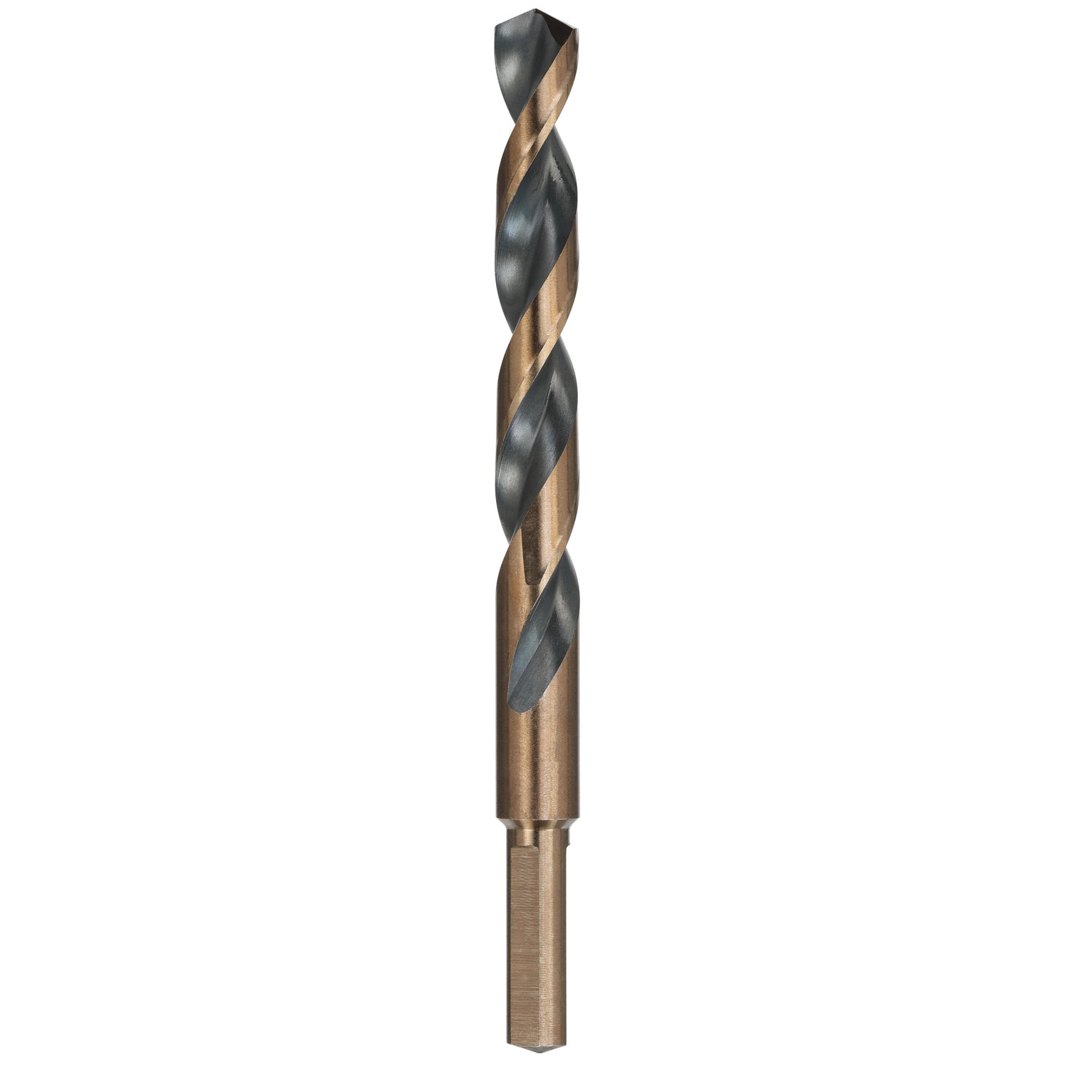 Broca helicoidal de acero de alta velocidad recubierta en negro y dorado DEWALT 1/2 pulgadas x 6-1/8 pulgadas - DW1132